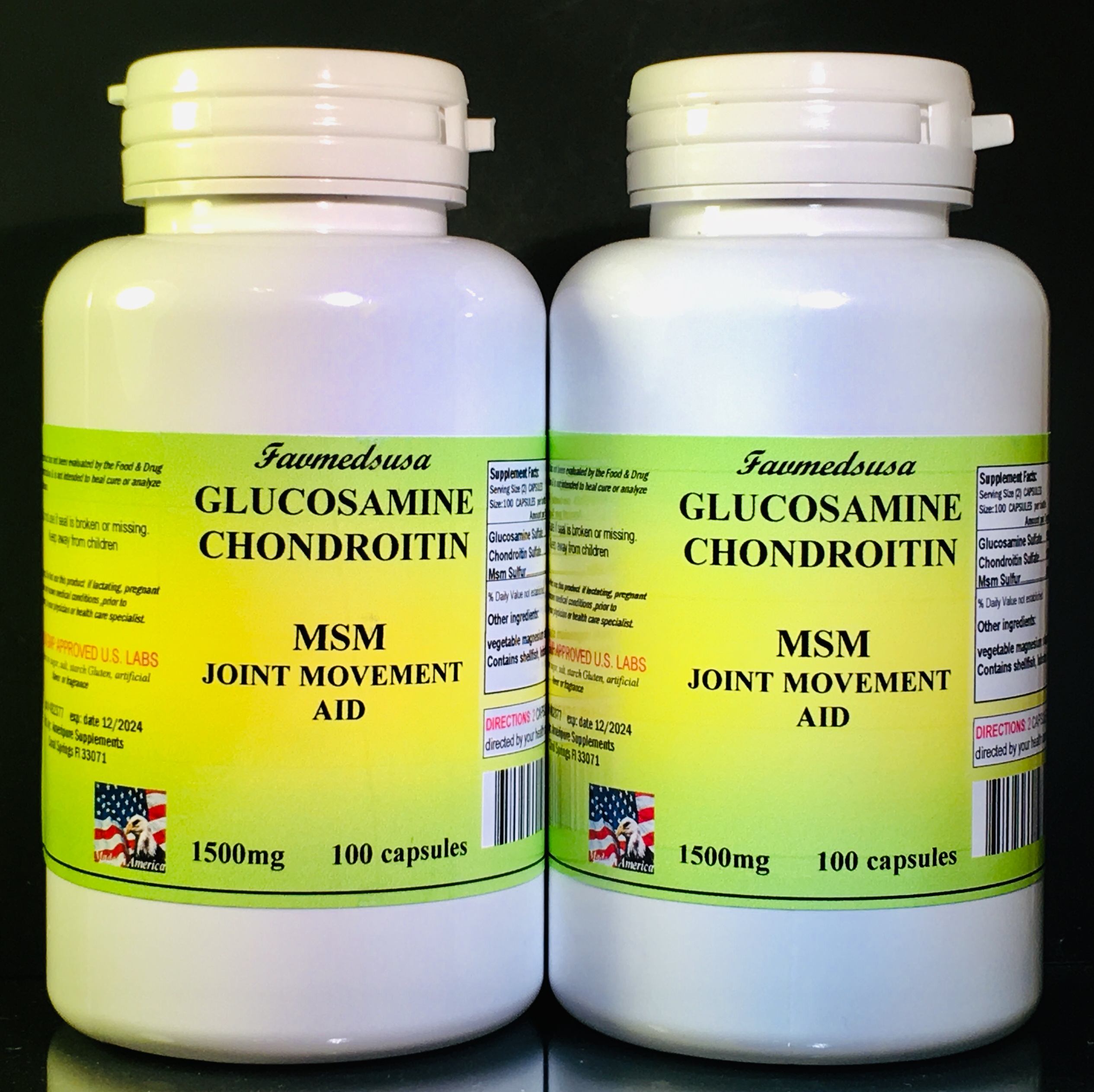 Glucosamine Chondroitin +MSM - 200 (2x100) capsules